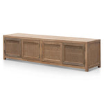 Tapia 2m TV Entertainment Unit - Natural with Rattan Doors TV/Entertainment Unit Reclaimed-Core   