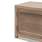 Tapia 2m TV Entertainment Unit - Natural with Rattan Doors TV/Entertainment Unit Reclaimed-Core   