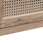 Tapia 2m TV Entertainment Unit - Natural with Rattan Doors TV/Entertainment Unit Reclaimed-Core   