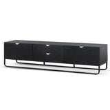 Boyle 2m Wooden TV Entertainment Unit - Black TV/Entertainment Unit Century-Core   