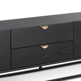 Boyle 2m Wooden TV Entertainment Unit - Black TV/Entertainment Unit Century-Core   