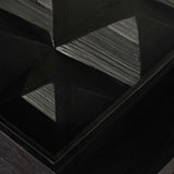 Ted 1.39m Reclaimed Console Table - Black Console Table Nicki-Core   