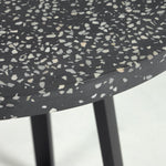 Tierra Outdoor Terrazzo Side Table - Black CF7301-LA