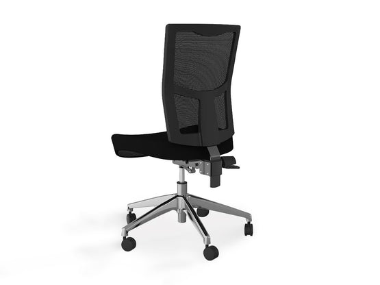 Urban Mesh Ergonomic Office Chair Aluminium Base - Black OC5344-OL