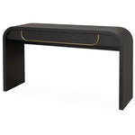 Ex Display - Harley 1.4m Console Table - Textured Espresso Black Console Table Valerie-Core   