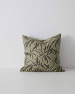 Ex Display - Weave Guadeloupe 50cm Linen Blend Cushion - Olive Cushion Weave-Local   