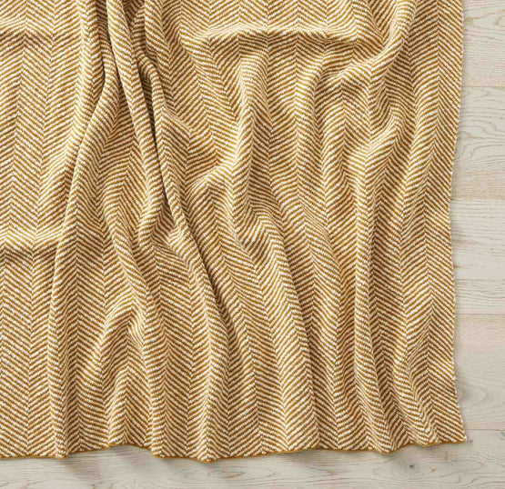 Weave Solano Cotton Throw Rug - Amber TH5776-WE