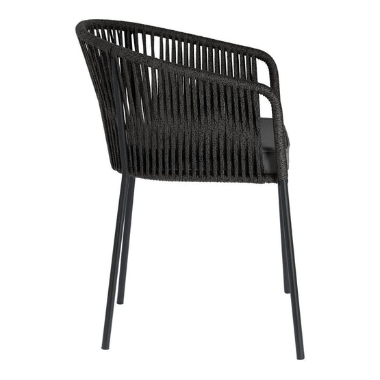 Yanet Indoor / Outdoor Dining Chair - Dark Grey DC5469-LA