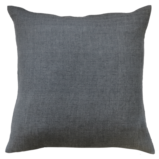 Ollo Adria Linen & Cotton Cushion - Charcoal Cushion Furtex-Local   