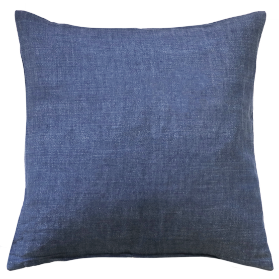 Ollo Adria Linen & Cotton Cushion - Indigo Cushion Furtex-Local   