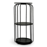 Alicia Round Side Table - Black ST2483-SD