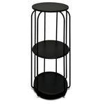 Alicia Round Side Table - Black ST2483-SD