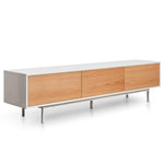 Alto 2m Wooden TV Entertainment Unit - White - Natural TV/Entertainment Unit Better B-Core