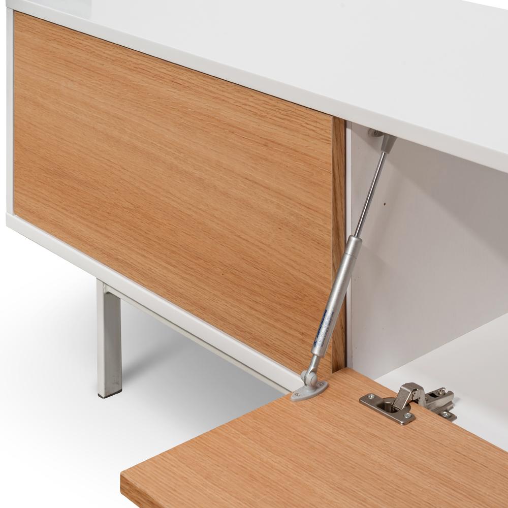 Alto 2m Wooden TV Entertainment Unit - White - Natural TV/Entertainment Unit Better B-Core