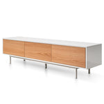 Alto 2m Wooden TV Entertainment Unit - White - Natural TV/Entertainment Unit Better B-Core