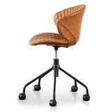 Amos Office Chair - Vintage Tan with Black Base Office Chair LF-Core