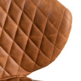 Amos Office Chair - Vintage Tan with Black Base Office Chair LF-Core