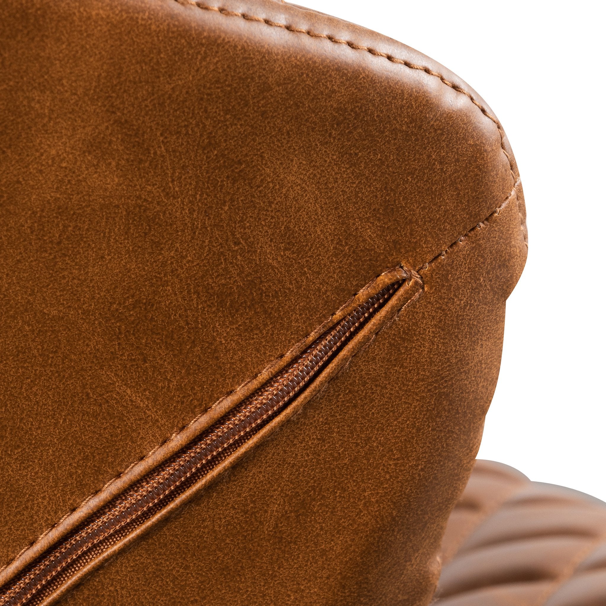 Amos Office Chair - Vintage Tan with Black Base Office Chair LF-Core