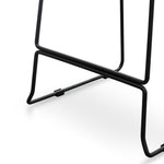 Ex Display - Apollo PU Bar Stool - Full Black Bar Stool New Home-Core