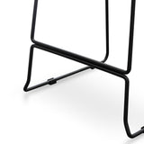 Ex Display - Apollo PU Bar Stool - Full Black Bar Stool New Home-Core