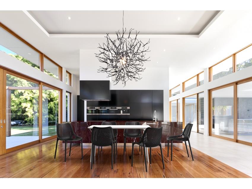 Aro Indoor / Outdoor Dining Chair - Black Outdoor Chair Furnlink-Local   