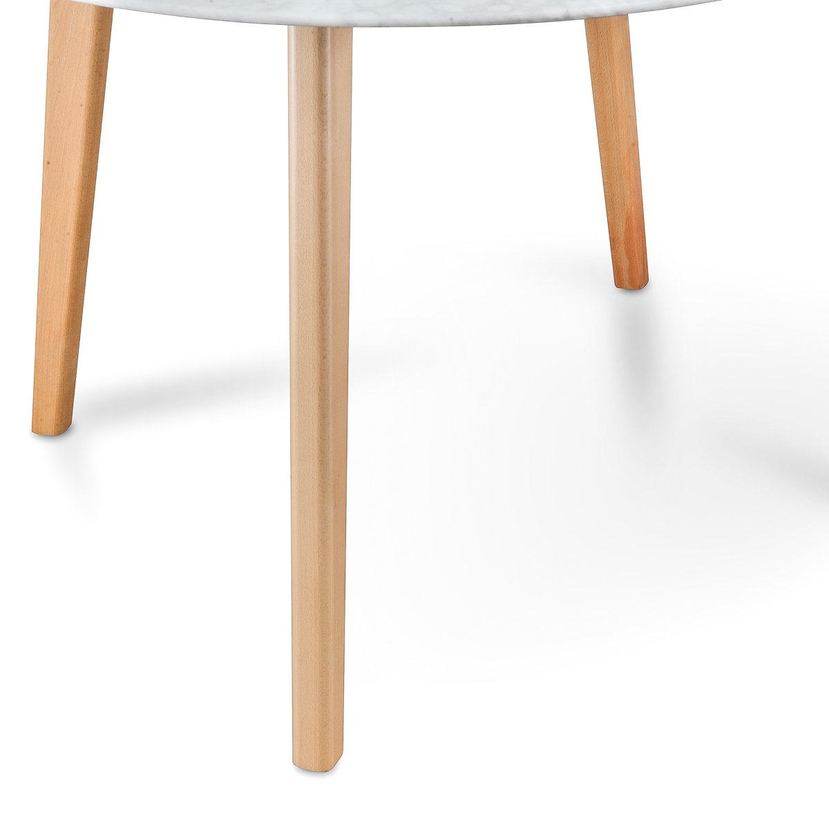 Aron 120cm Round Marble Dining Table - Natural Base Dining Table Swady-Core