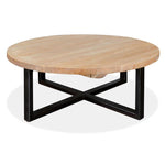 Arthur Reclaimed 100cm Round Coffee Table Coffee Table Reclaimed-Core   