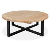 Arthur Reclaimed 100cm Round Coffee Table Coffee Table Reclaimed-Core   
