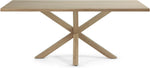 Arya 2m Veneer Dining Table - Natural Dining Table The Form-Local   