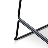 Bailey 65cm Rattan Cord Seat Bar Stool - Black Bar Stool New Home-Core