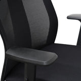 Benson Mesh Fabric Office Chair With Head Rest - Black Office Chair LF-Core   