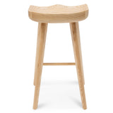 Ex Display - Bethan 65cm Wooden Bar Stool - Natural Bar Stool M-Sun-Core   