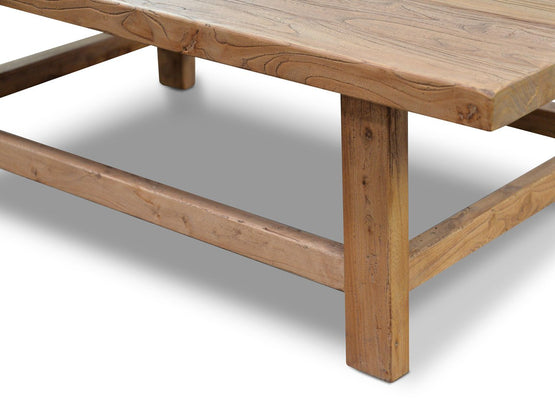 Canova 1.1m Reclaimed Wood Rectangular Coffee Table Coffee Table Reclaimed-Core   