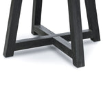 Ex Display - Carlson 130cm Black Marble Dining Table with Glass Top Dining Table DJ Kalead-Core