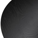 Carmella Round Side Table Set - Black Oak - Last One Side Table KD-Core