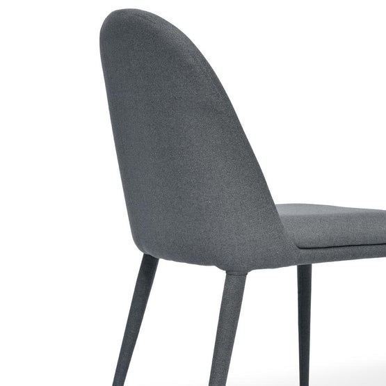 Carter Fabric Dining Chair - Gunmetal Grey DC2236-EI