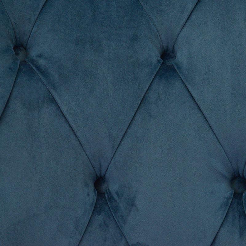 Cecilia Wingback Armchair - Navy Blue Velvet - Last One Wingback Chair Casa-Core   