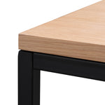 Chelsa 1.2m Natural Wood Console Table - Black DT2511-KD