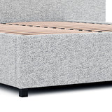 Greta King Sized Bed Frame - Dusty Pepper Boucle with Storage Bed Frame Ming-Core   