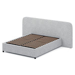 Greta King Sized Bed Frame - Pepper Boucle Bed Frame Ming-Core   