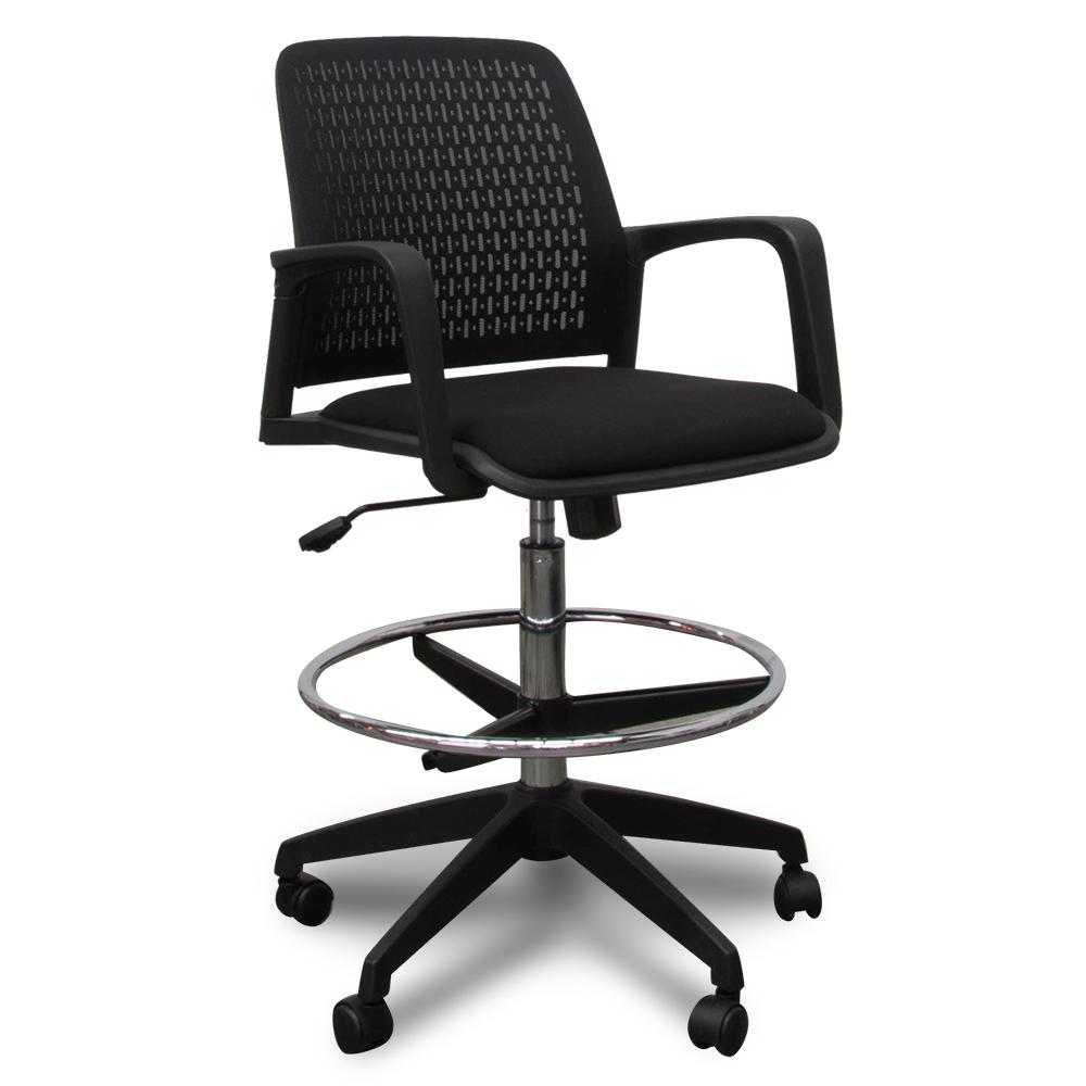 Clayton Drafting Office Chair - Black Office Chair LF-Core   
