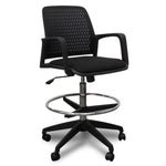 Clayton Drafting Office Chair - Black Office Chair LF-Core   