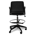 Clayton Drafting Office Chair - Black Office Chair LF-Core   
