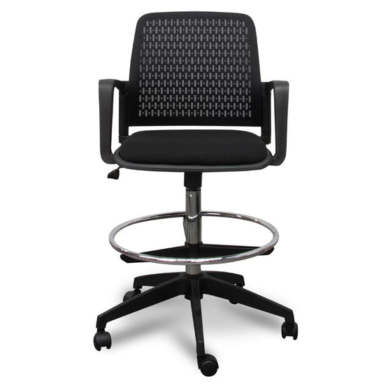 Clayton Drafting Office Chair - Black Office Chair LF-Core   