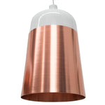 Clearance - Fontain Cylinder Pendant Lamp - Rose Gold - White Pendant Light S-Lighting-Core   