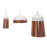 Clearance - Fontain Slim Pendant Lamp - Rose Gold - White Pendant Light S-Lighting-Core   