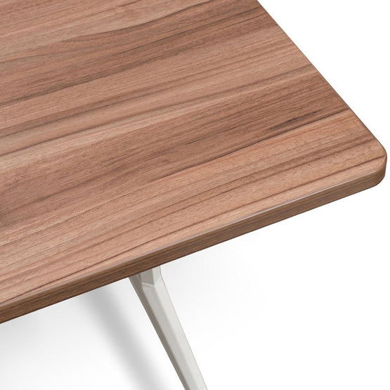 Ex Display - Clint Foldable Wooden Training Table â€“ Kass Walnut Meeting Table Sun Desk-Core   