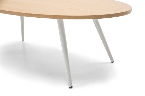 Dale 120cm Oval Coffee Table - White CF3223-EA