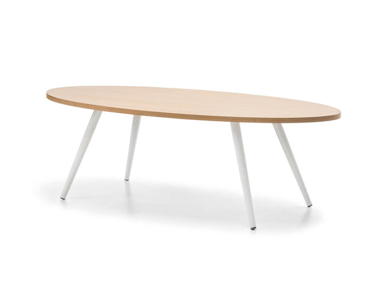 Dale 120cm Oval Coffee Table - White CF3223-EA