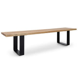Dalton 2m Reclaimed Wood Bench Dining Bench Reclaimed-Core